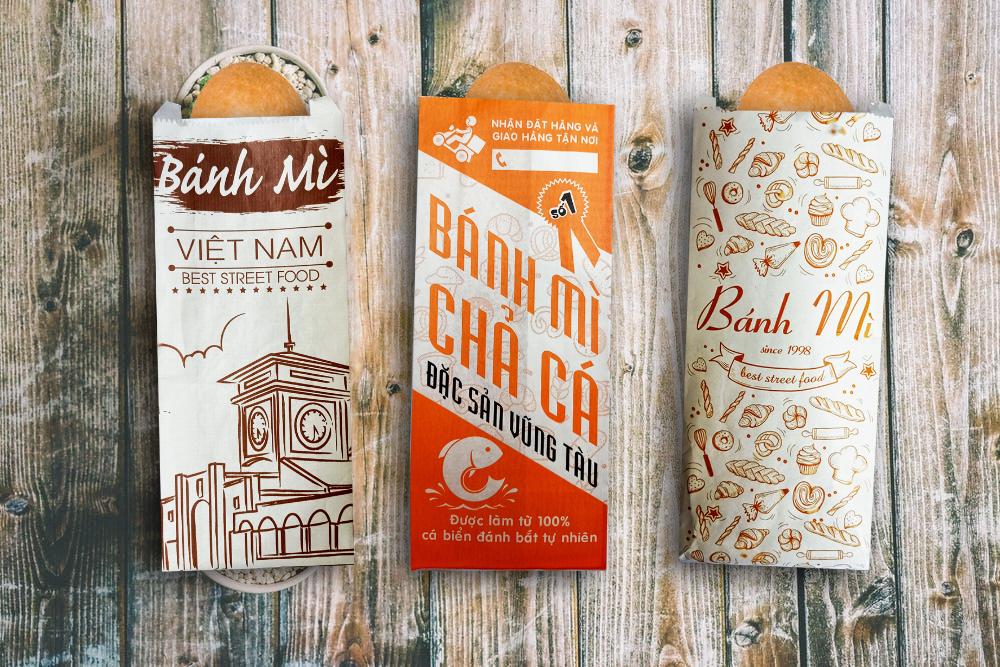 In 90000 bao gói bánh mì ở Quảng Bình (mã tbm_4846) giấy thấm dầu giá xưởng