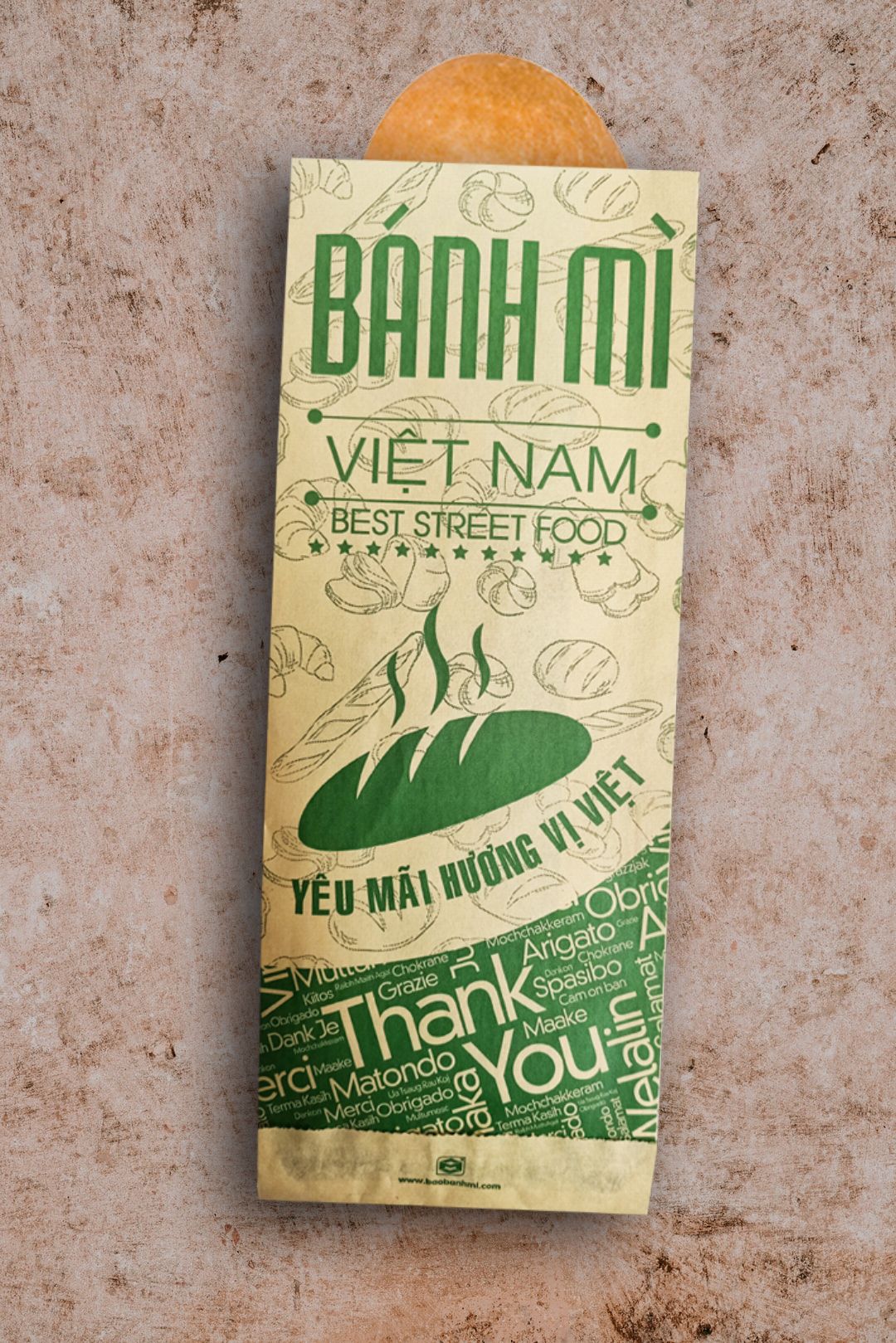 In 2000 túi đựng bánh mì tại Quảng Bình (mã tbm_363) giấy MG nhiều mẫu đa dạng