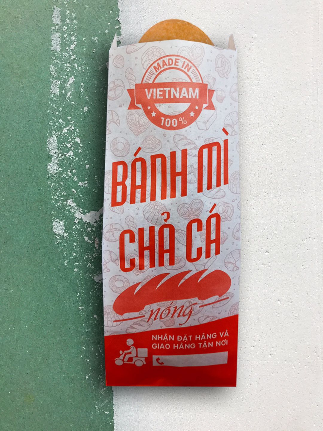 In 10000 bao đựng bánh mì tại Quảng Bình (mã tbm_8089) giấy thực phẩm chất lượng