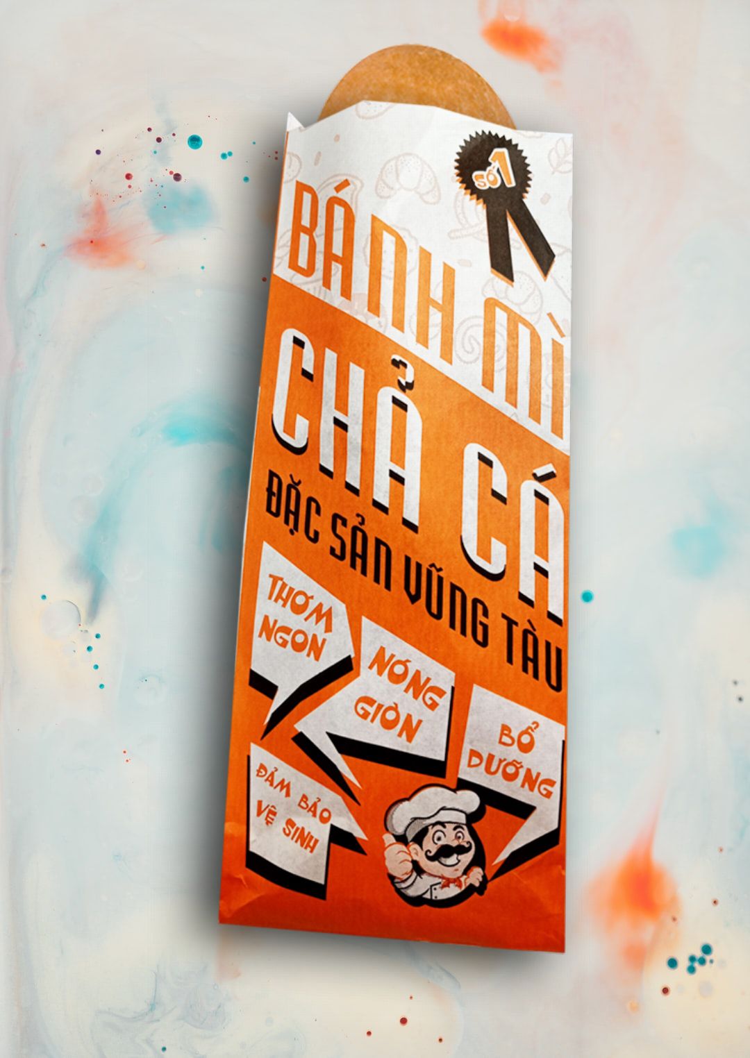 In 10000 túi giấy bánh mì ở Quảng Bình (mã tbm_2616) giấy Kraft chất lượng