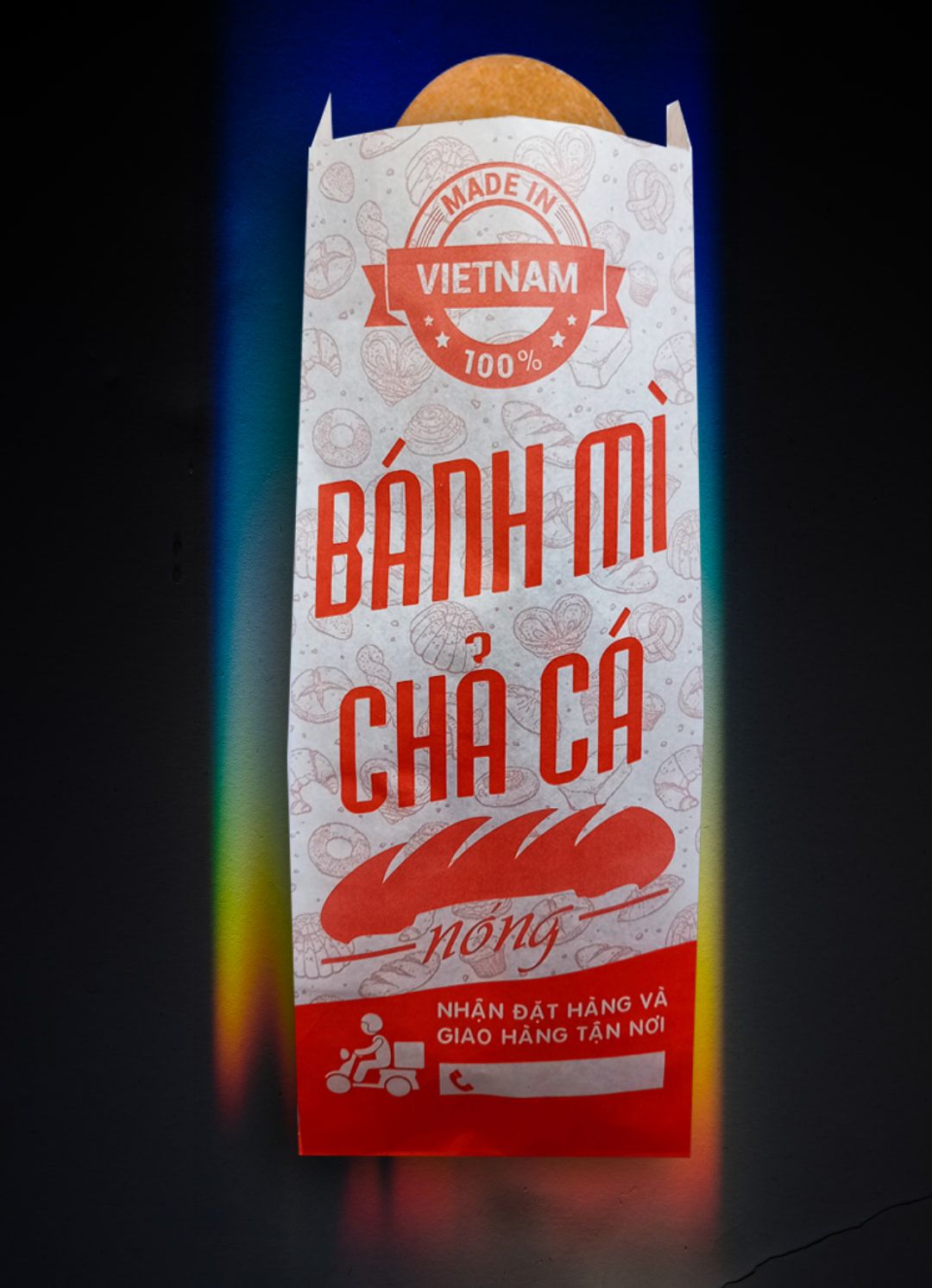 In 10000 túi giấy bánh mì tại Quảng Bình (mã tbm_55) giấy MG giá gốc tại xưởng