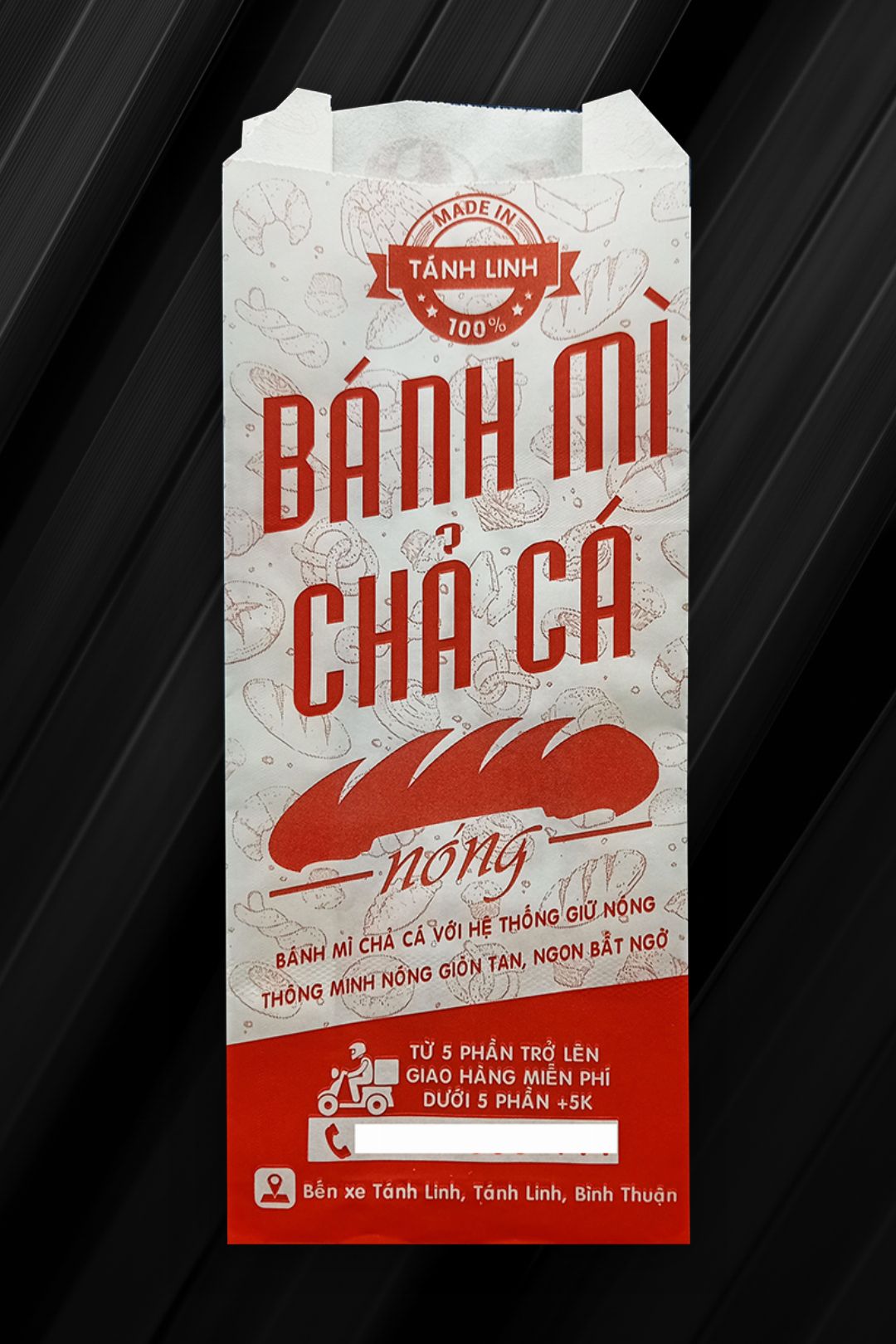 In 60000 bao đựng bánh mì ở Quảng Bình (mã tbm_8179) giấy thực phẩm chất lượng