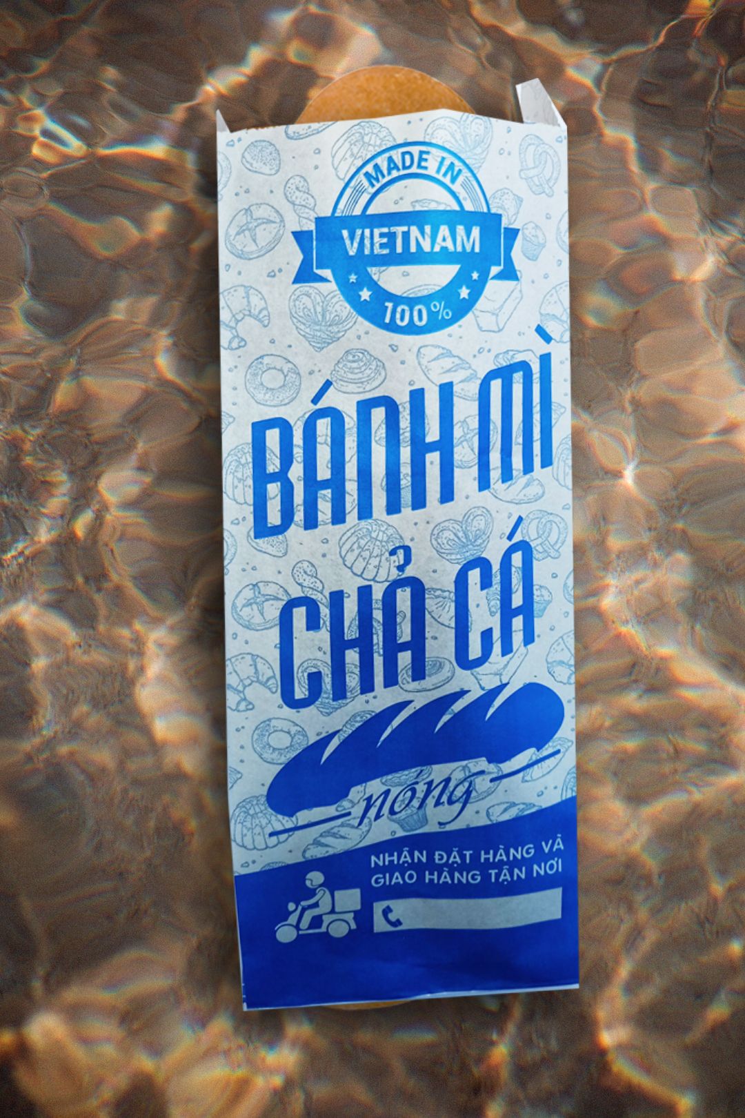 In 7000 bao đựng bánh mì tại Quảng Bình (mã tbm_8785) giấy thấm dầu giá gốc tại xưởng
