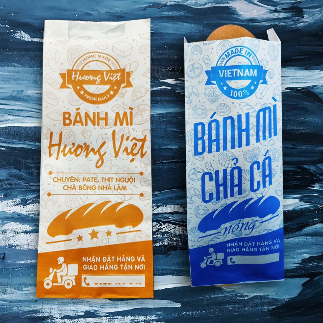 In 80000 túi đựng bánh mì ở Quảng Bình (mã tbm_3031) giấy thực phẩm thiết kế miễn phí